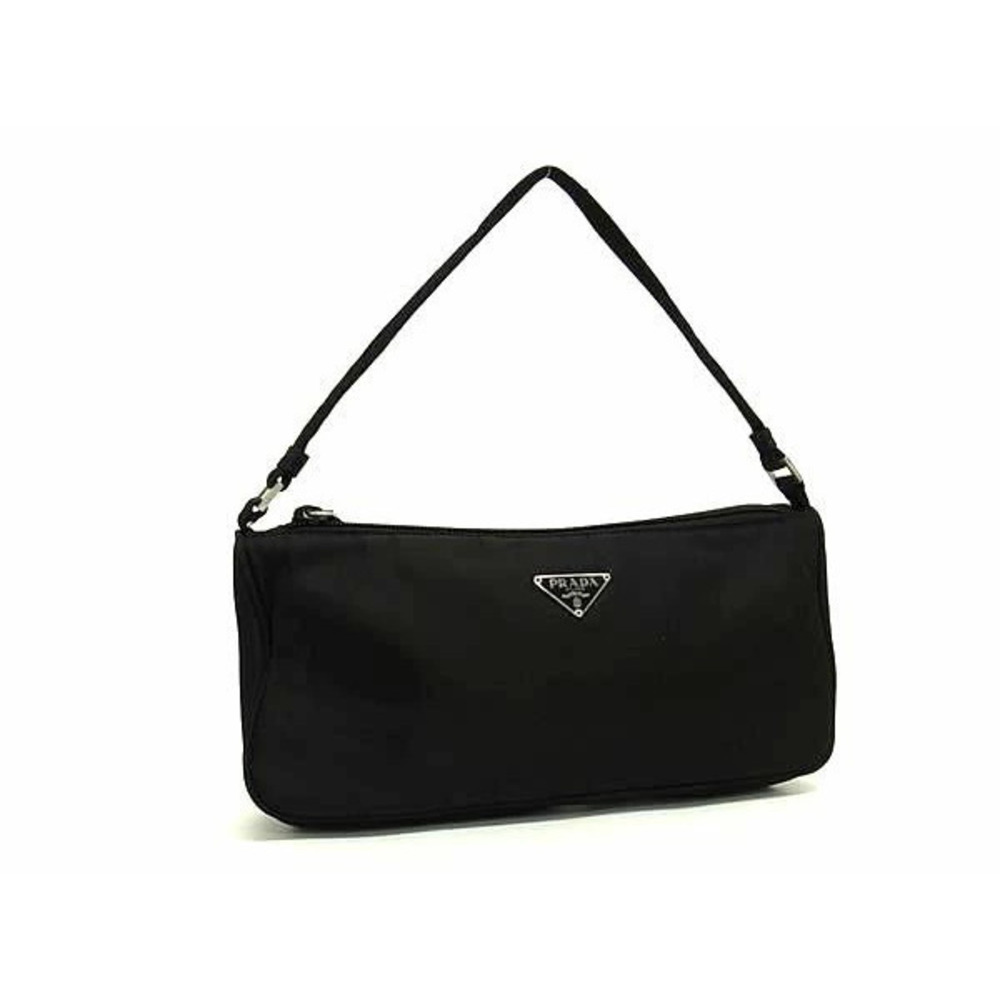 PRADA Tessuto Handbag Bag Black